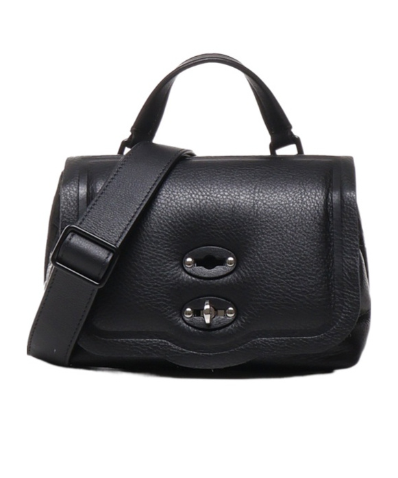 Zanellato Flip-top Shoulder Bag In Black