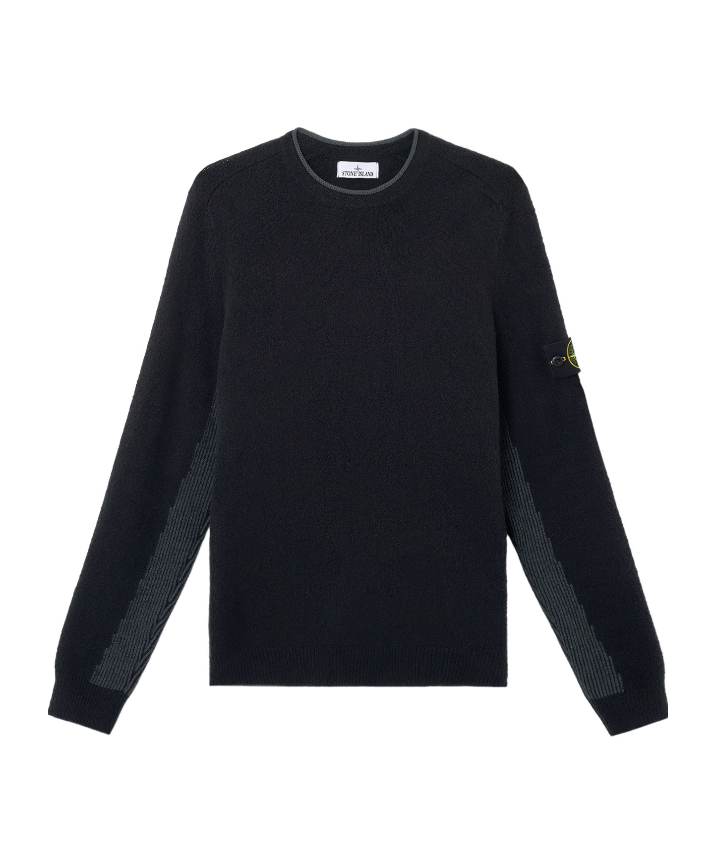 Stone Island 5100005 Gauzed Effect Soft Organic Cotton And Nylon In Black