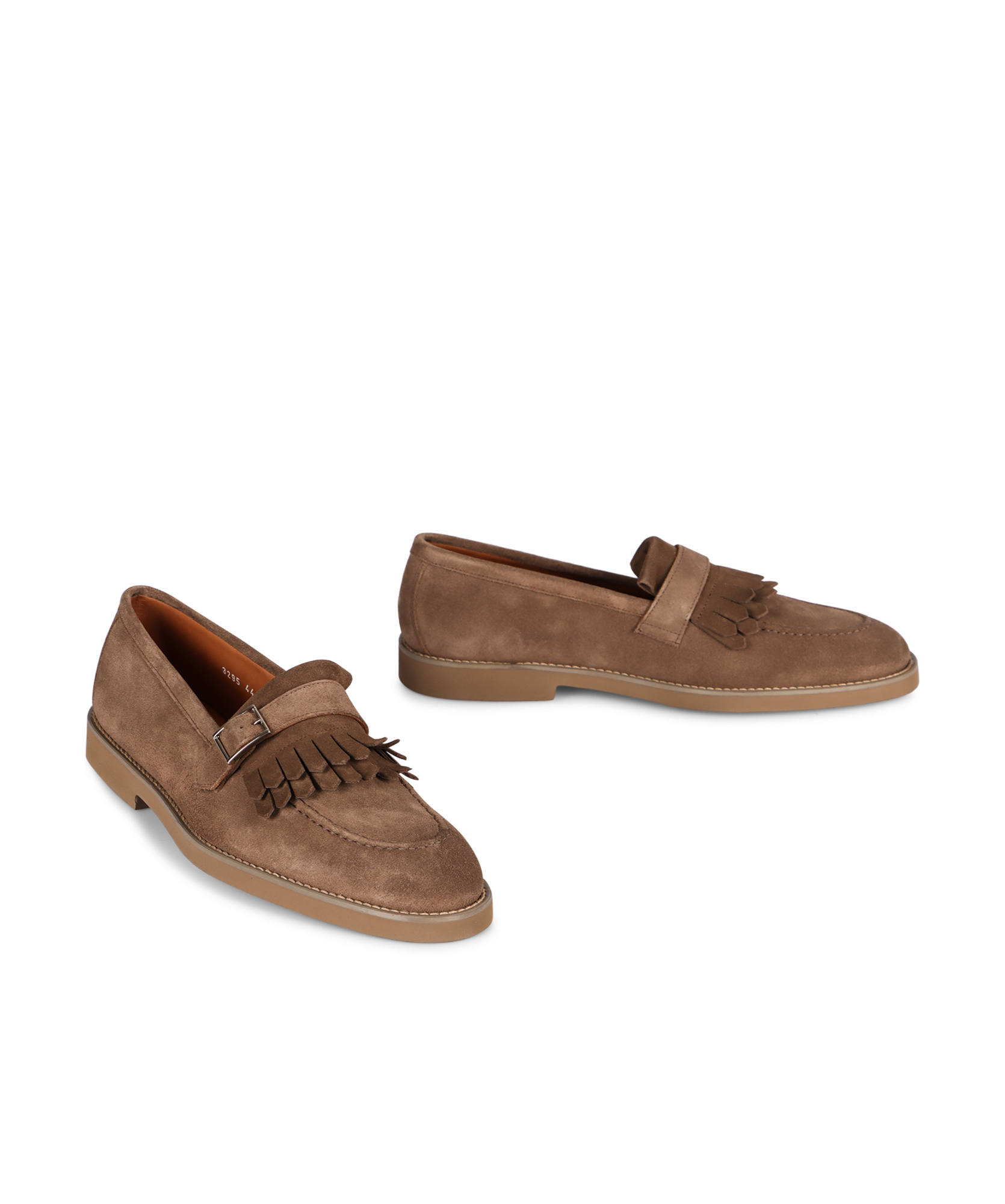Doucal's Men's Suede Monk-strap Shoes In Brown