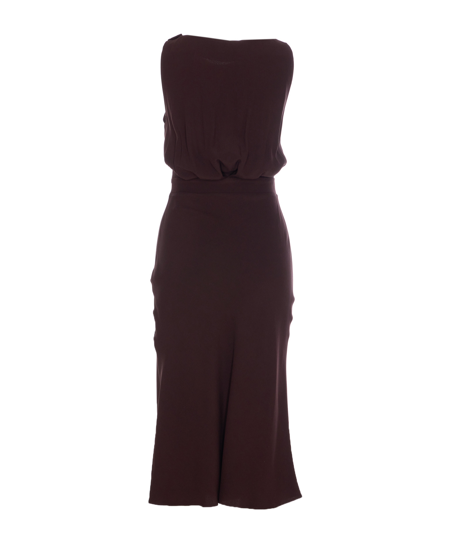 Shop Elisabetta Franchi Lace-up Detail Midi Dress In Black