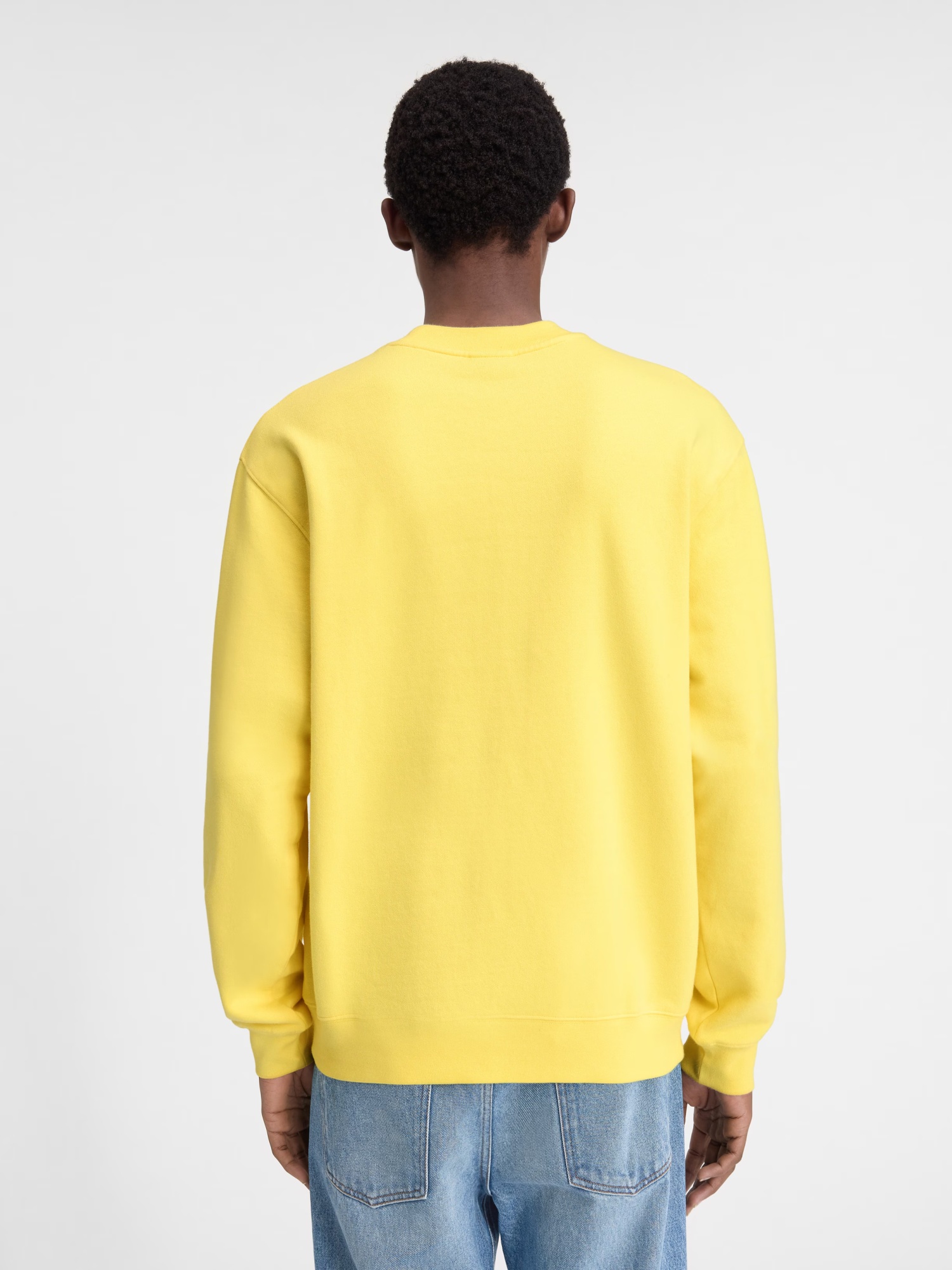 Jacquemus Gros Grain Logo-embroidered Hoodie In Yellow