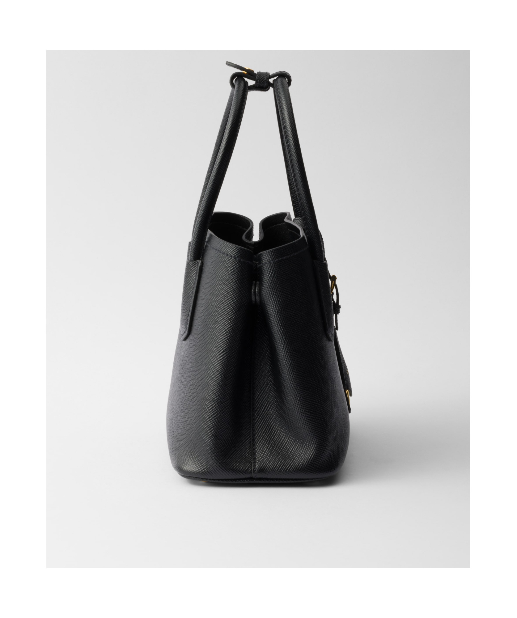 Prada Double Tote Bag In Black