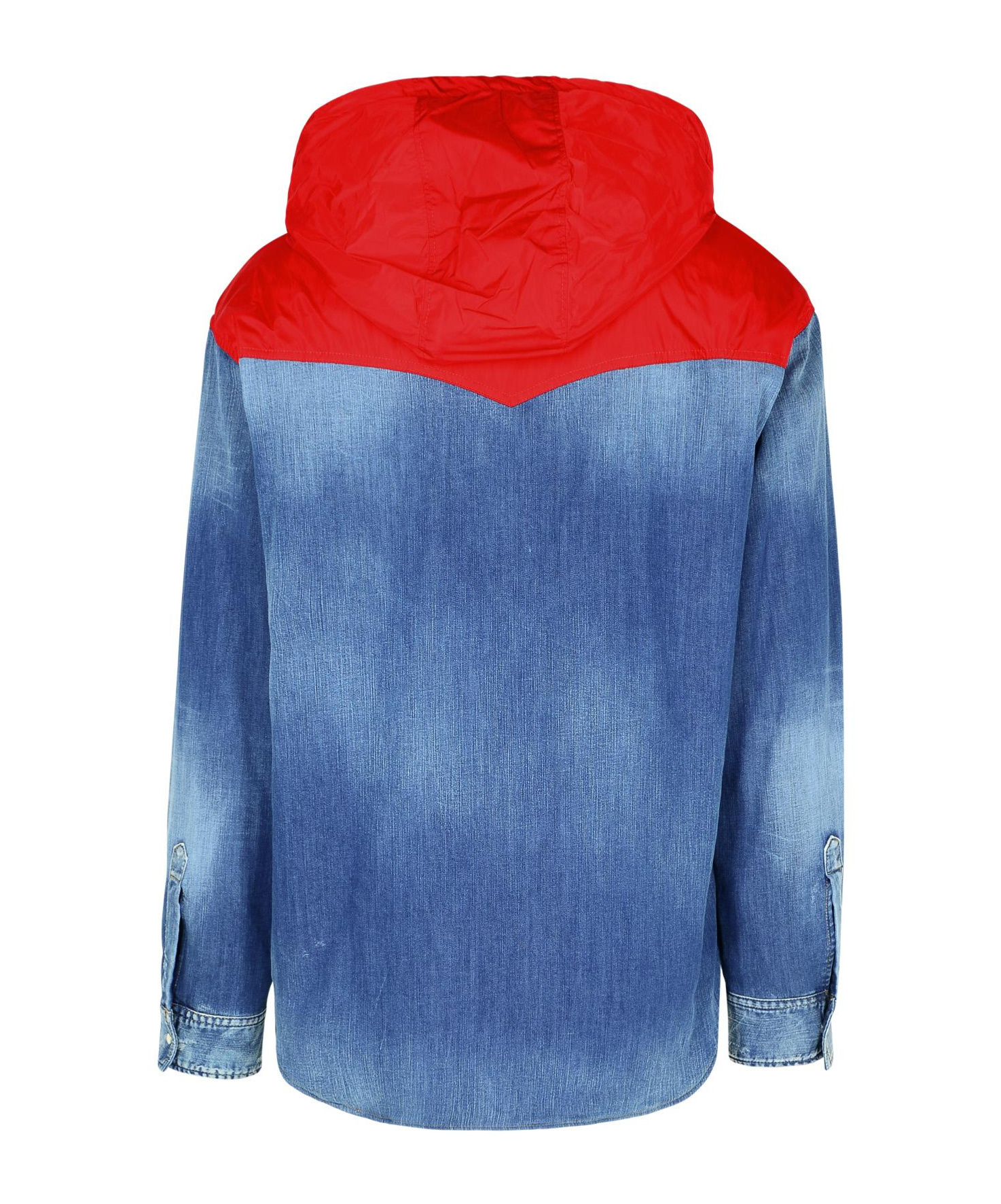 Shop Dsquared2 Panelled Jacket In Blue