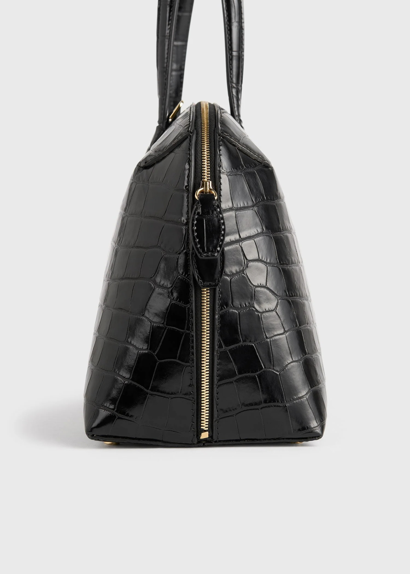 Totême Toteme Medium Lounge Zip Shopper Bag In Black