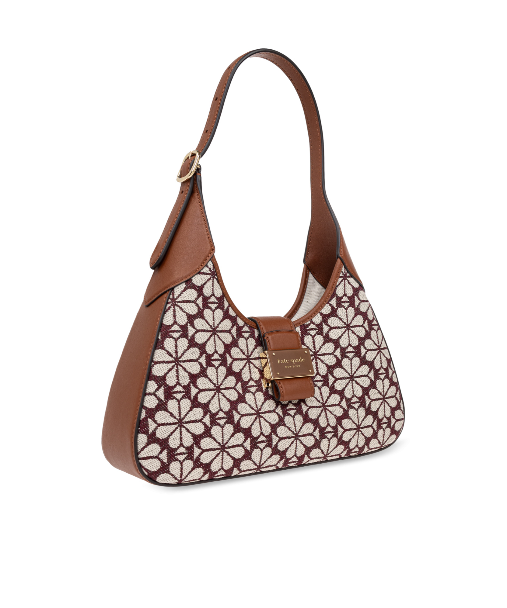 KATE SPADE SMALL NOUVEAU FLORAL-JACQUARD SHOULDER BAG