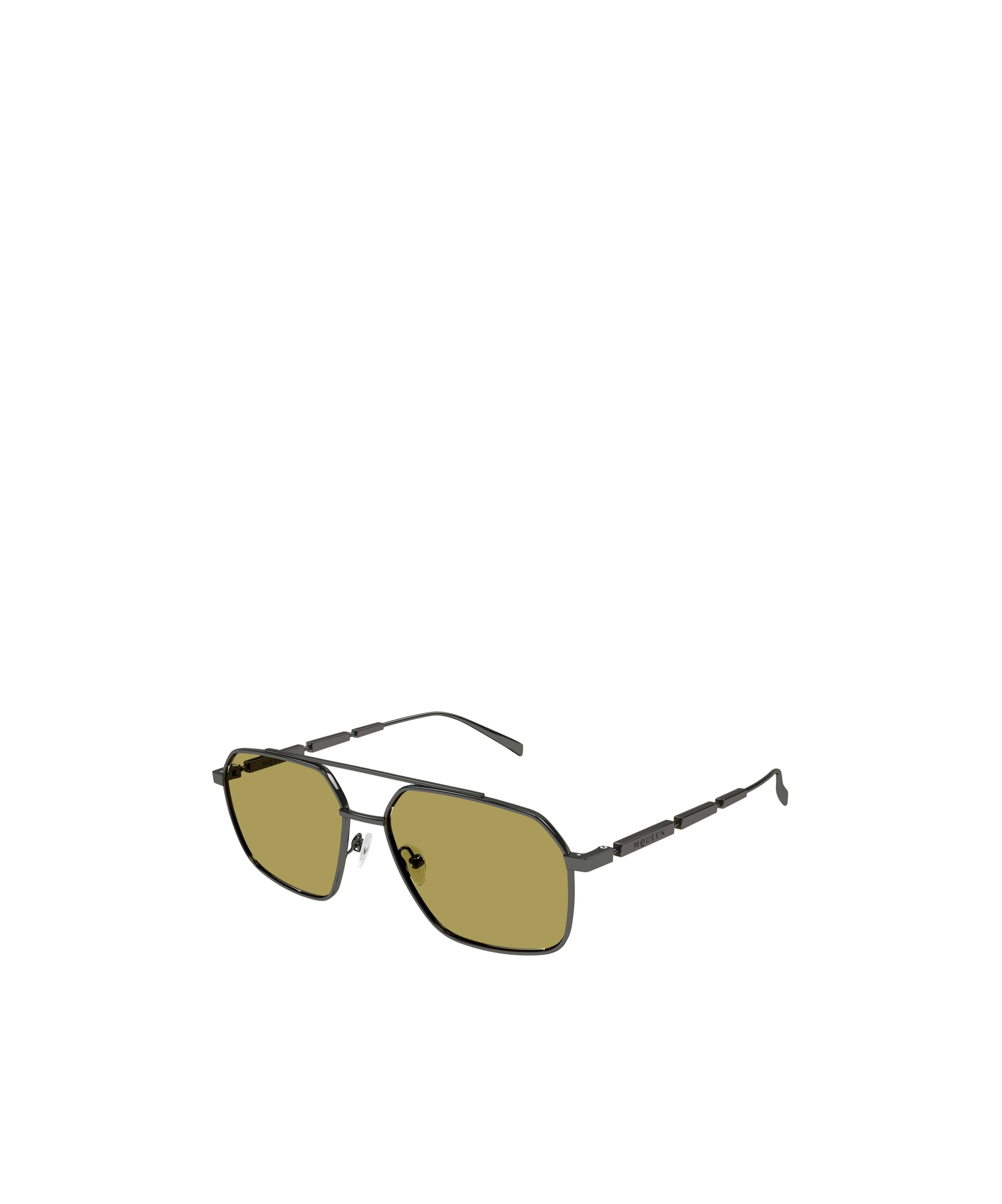Alexander Mcqueen Eyewear Square Frame Sunglasses In Green