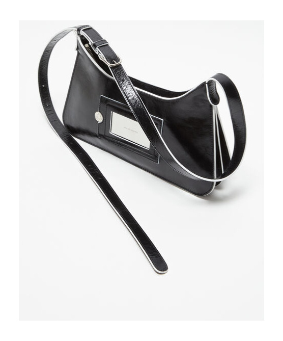 Acne Studios Mini Platt Shoulder Bag In Black