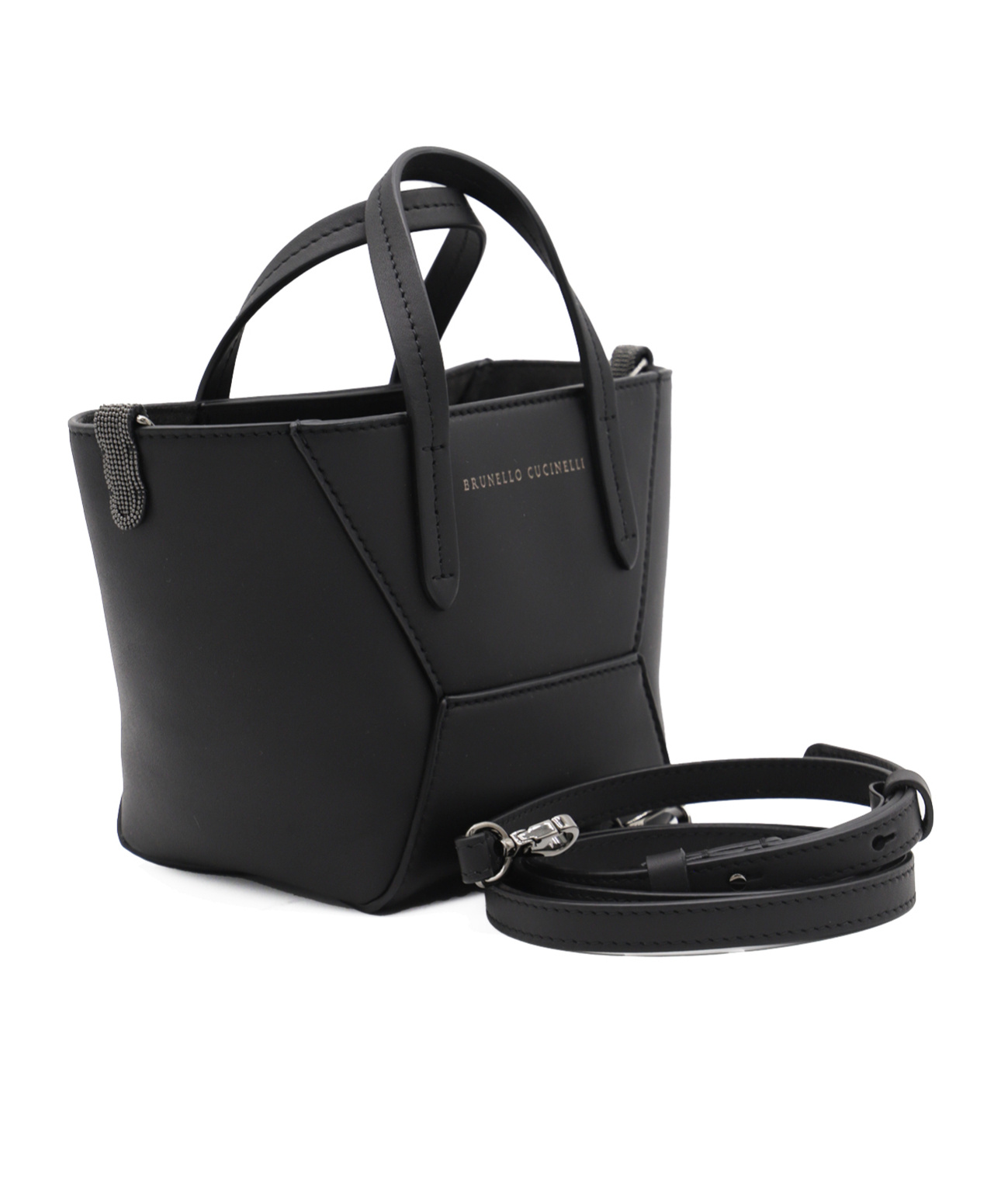 BRUNELLO CUCINELLI LOGO CROSS-BODY BAG 