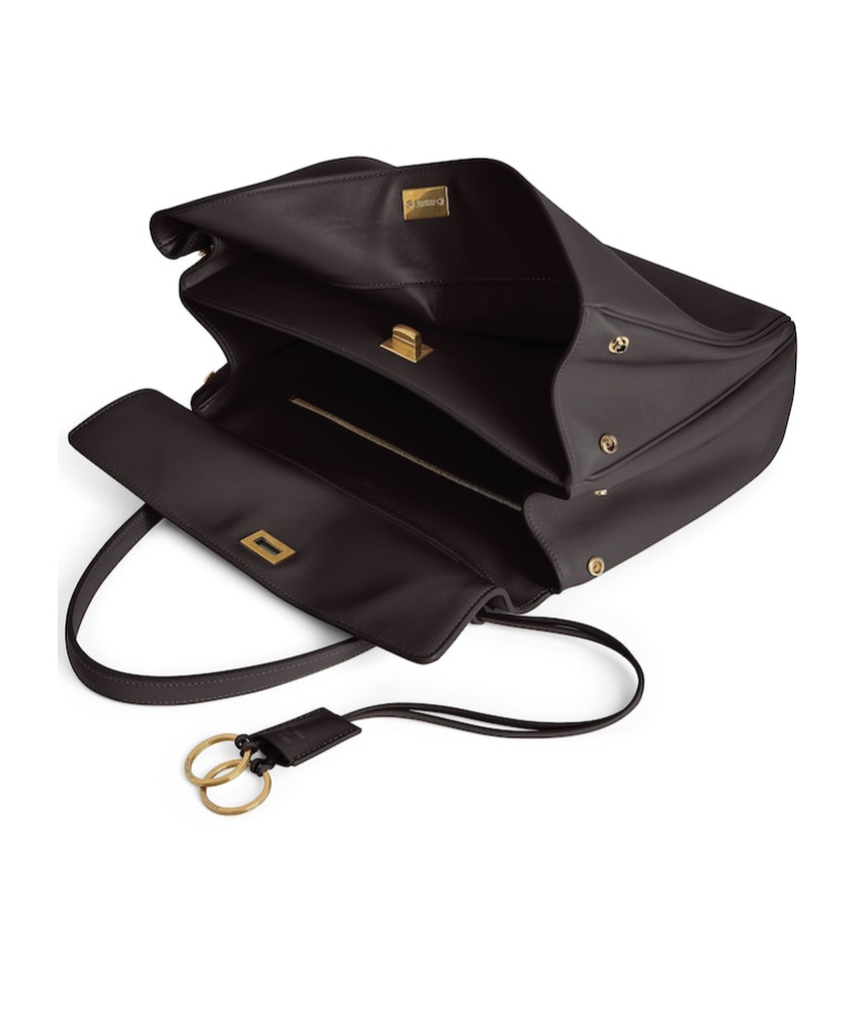 Shop Balenciaga Women's Rodeo Medium Handbag In Espresso