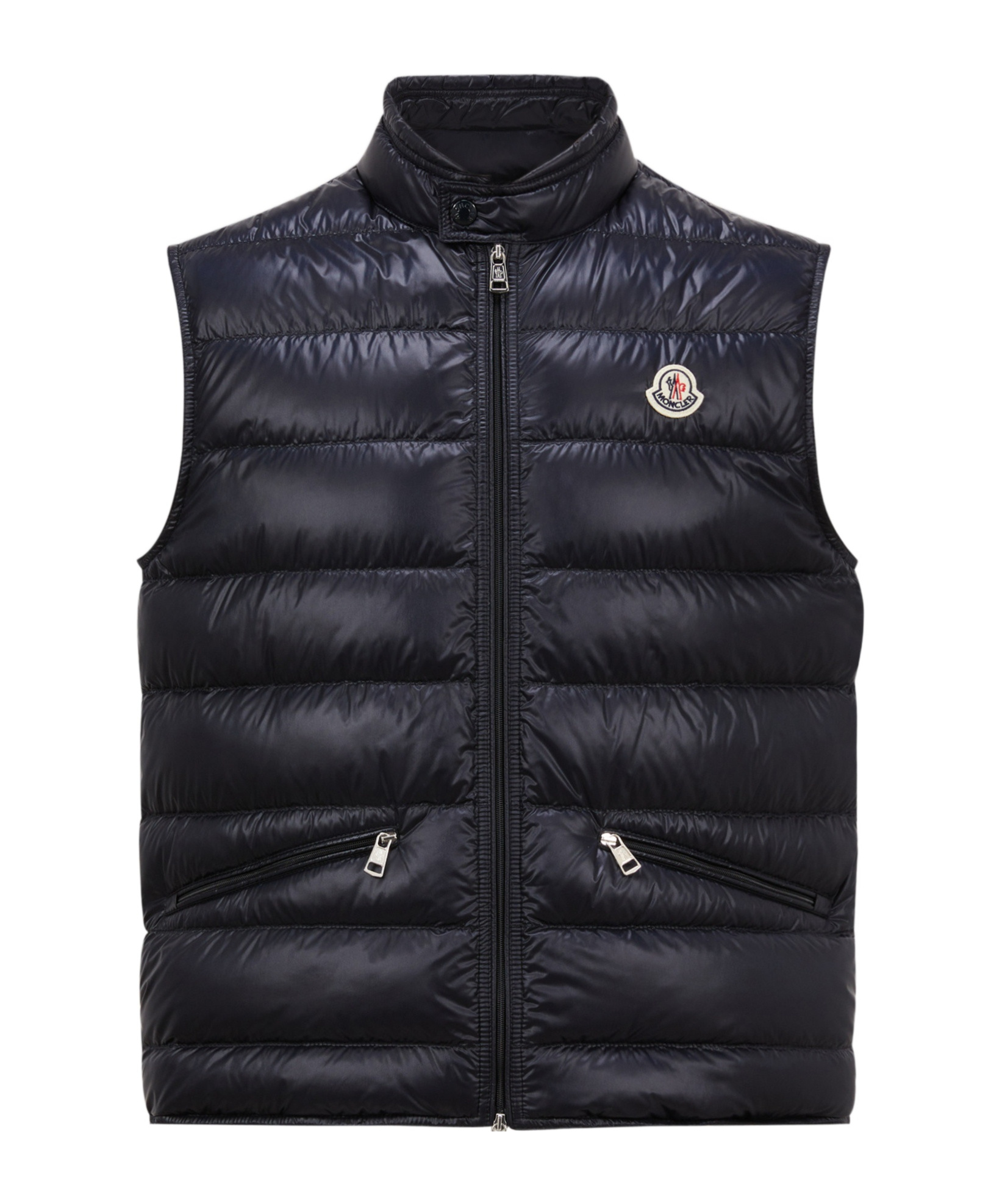 Moncler Doudoune Sans Manches Gui Repliable In Blue