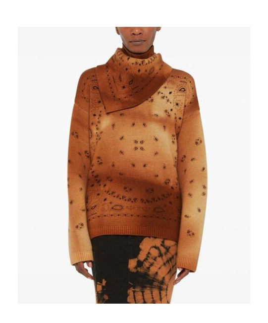 Alanui Hues Of The Desert Sweater In Brown