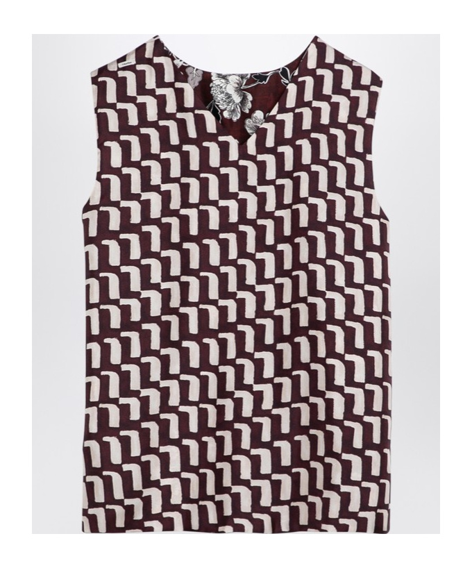 Max Mara Double-sided Vest In Black