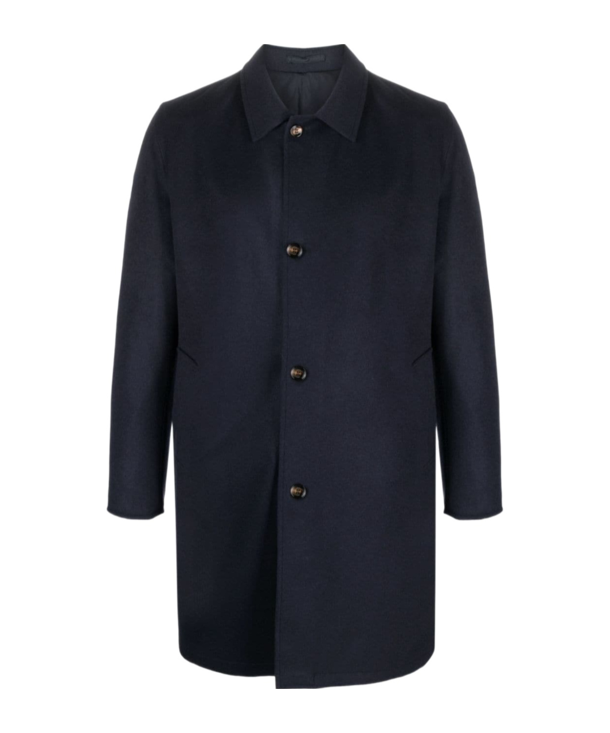 Kired Peak Cashmere Coat In Black