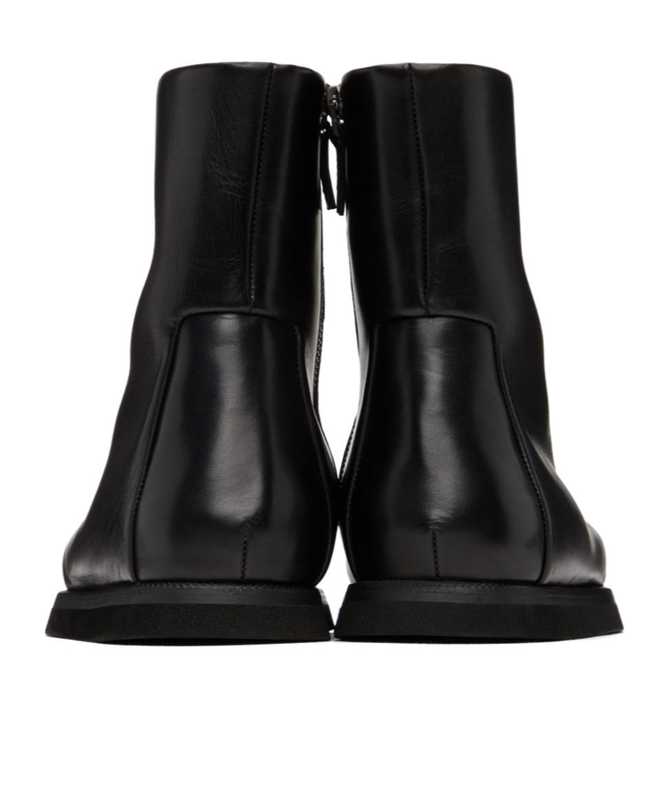 Marsèll Black Zip-up Boots In Black