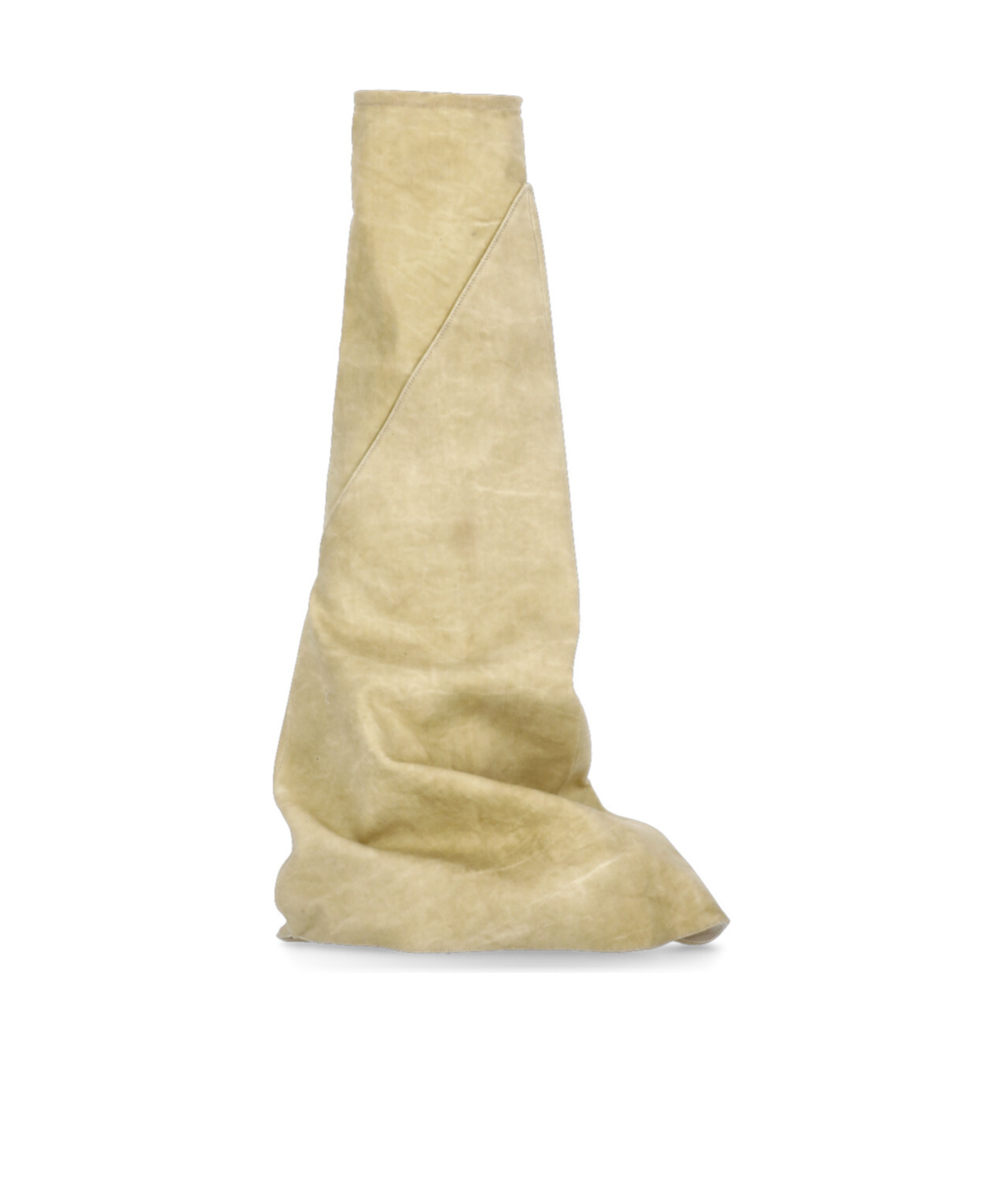 Rick Owens Drkshdw Drkshdw By Rick Owens Beige Beige Cotton Boots In Nude