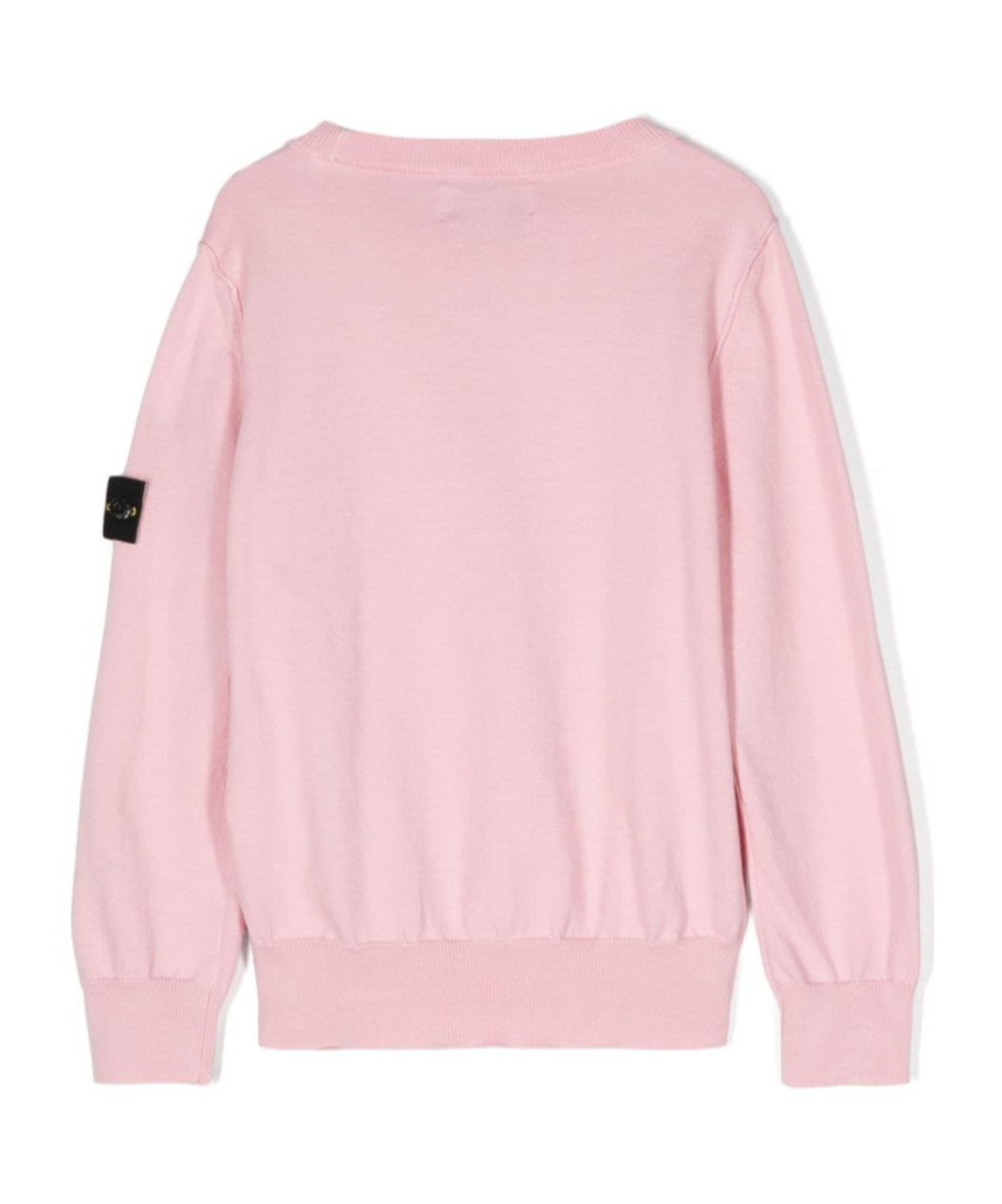 Stone Island Compass-badge Sweatshirt In Pink