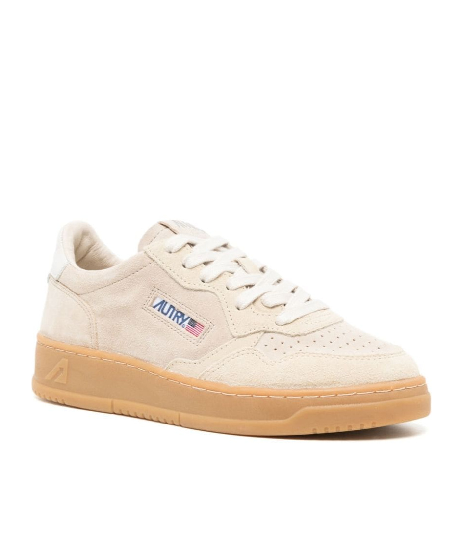 Shop Autry Medalist Sneakers In Nude
