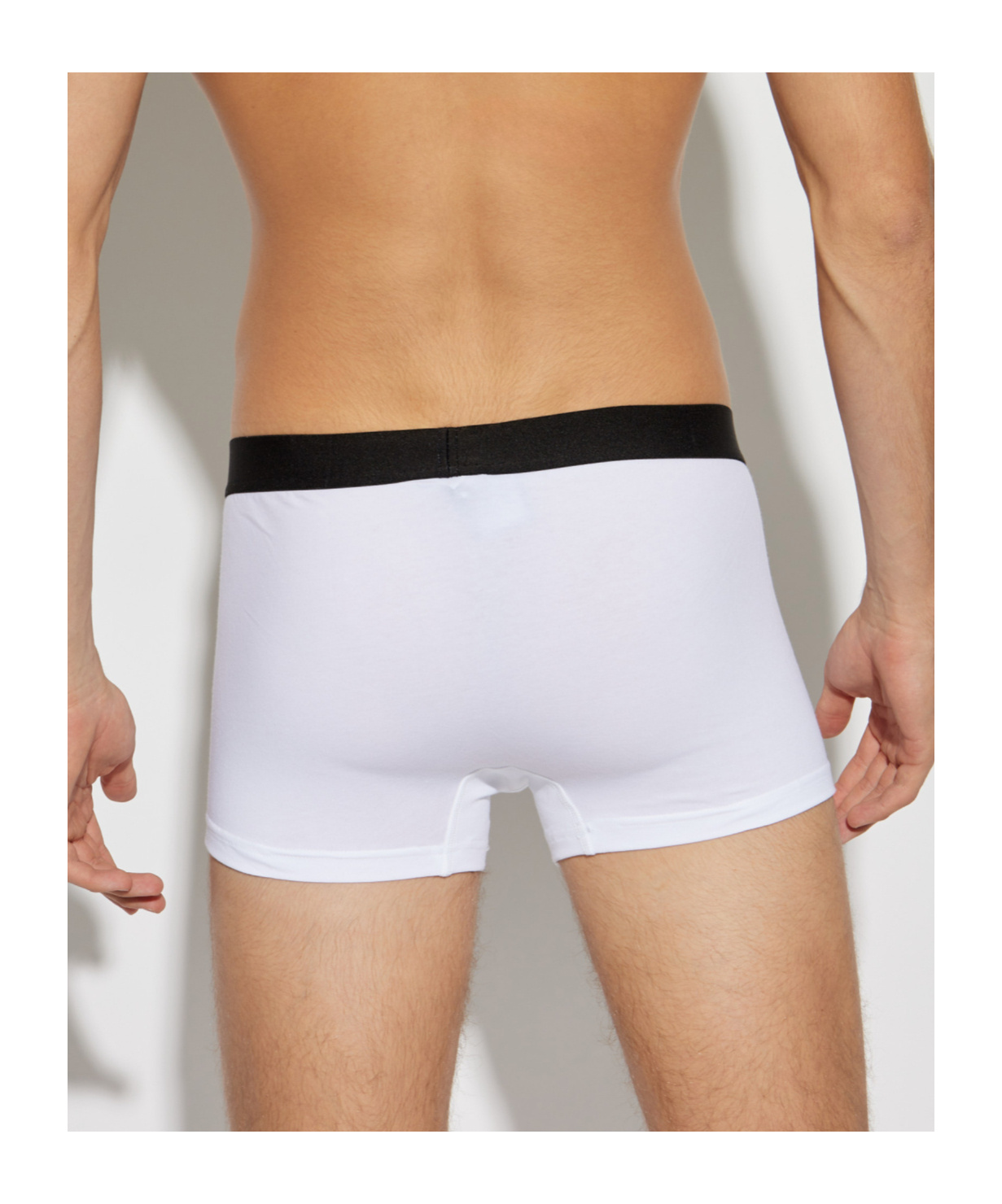 Dsquared2 Logo Boxer Shorts With Elastic Waistband In White