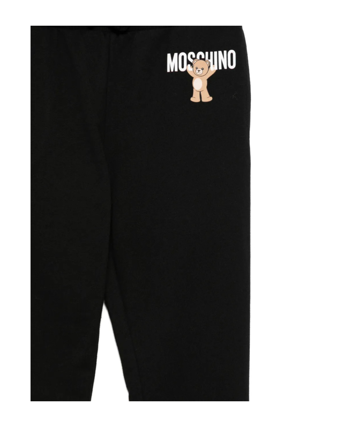 Moschino Logo-printed Track Pants In Black