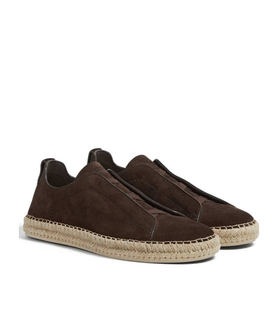 Shop Zegna Round-head Casual Shoes