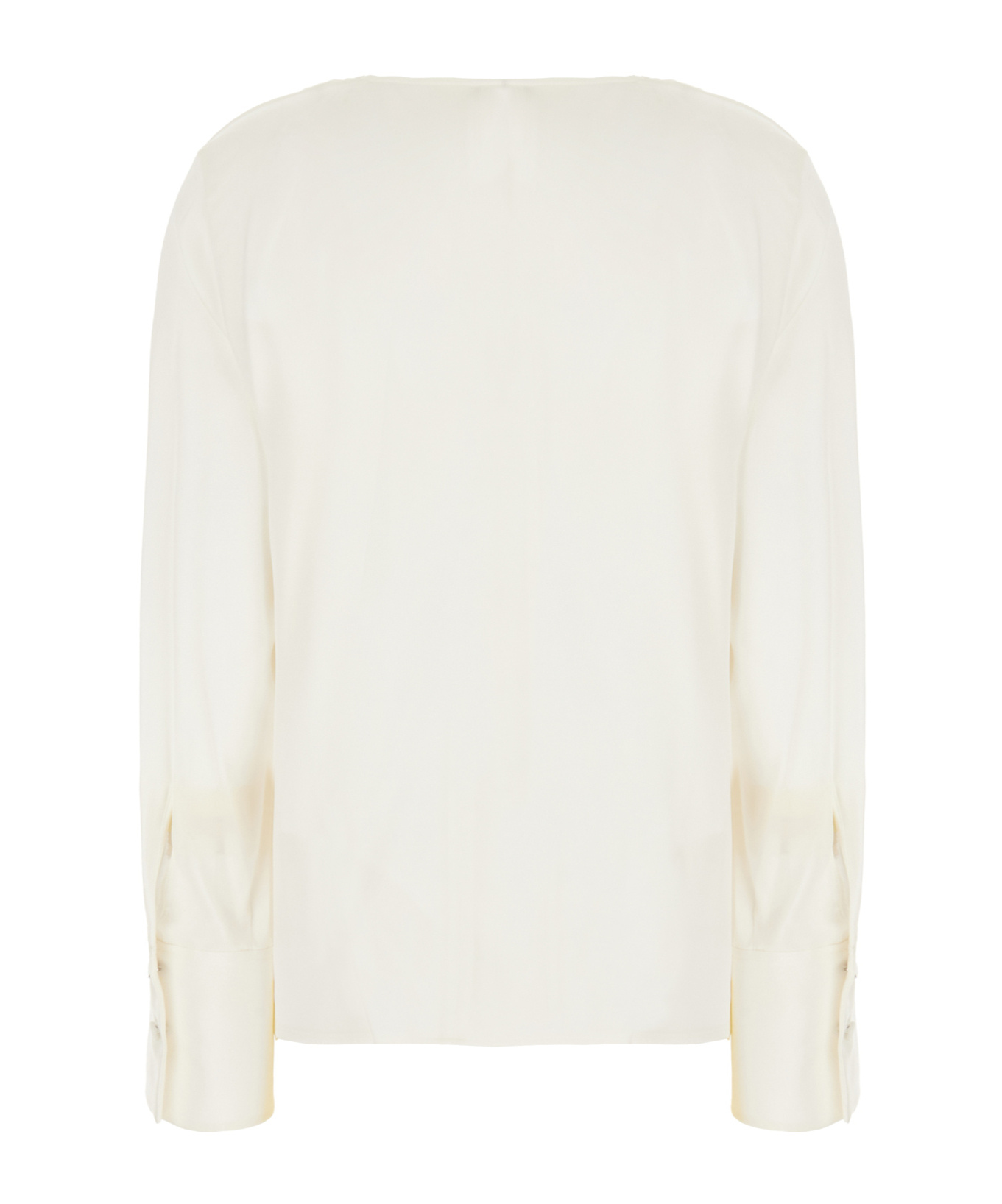 Hugo Boss Boss Ribbed Sweater In White