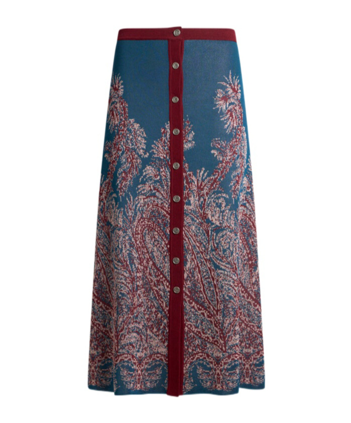 Etro Knee Length And Midi Skirts In Blue