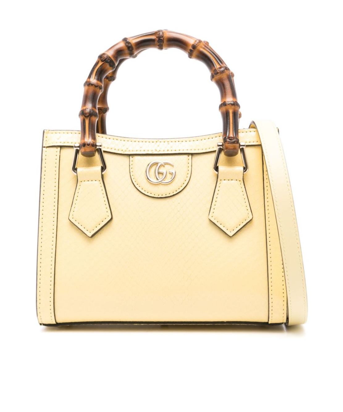 Gucci Women Diana Small Leather Tote Bag In Nude