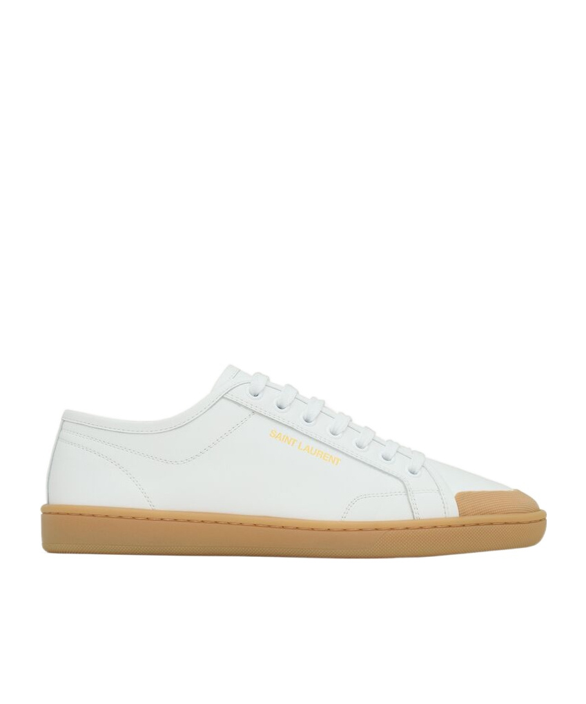 Saint Laurent 05 Low-top Rubber Sole Sneakers In White