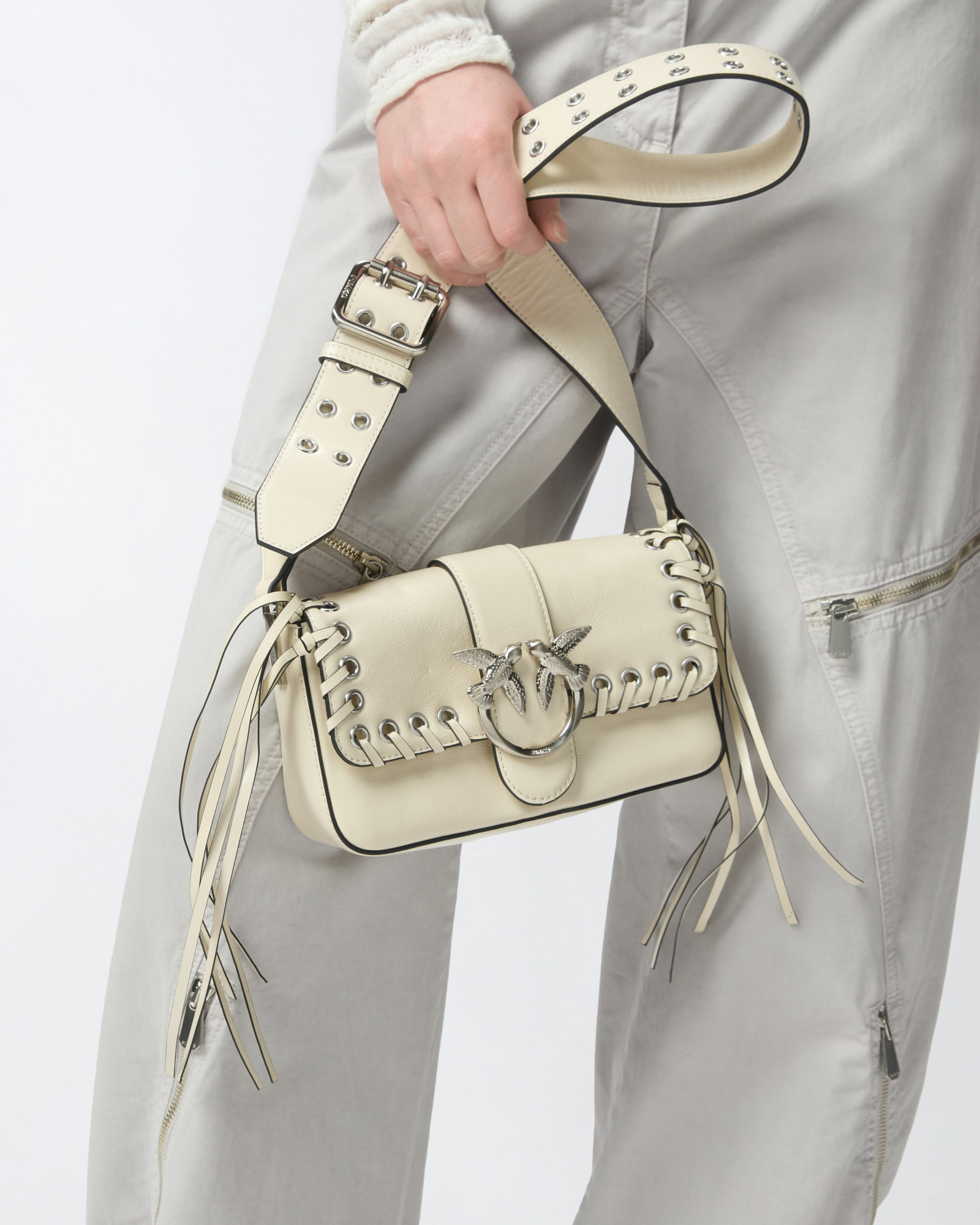 PINKO MINI FLAP SHOULDER BAG