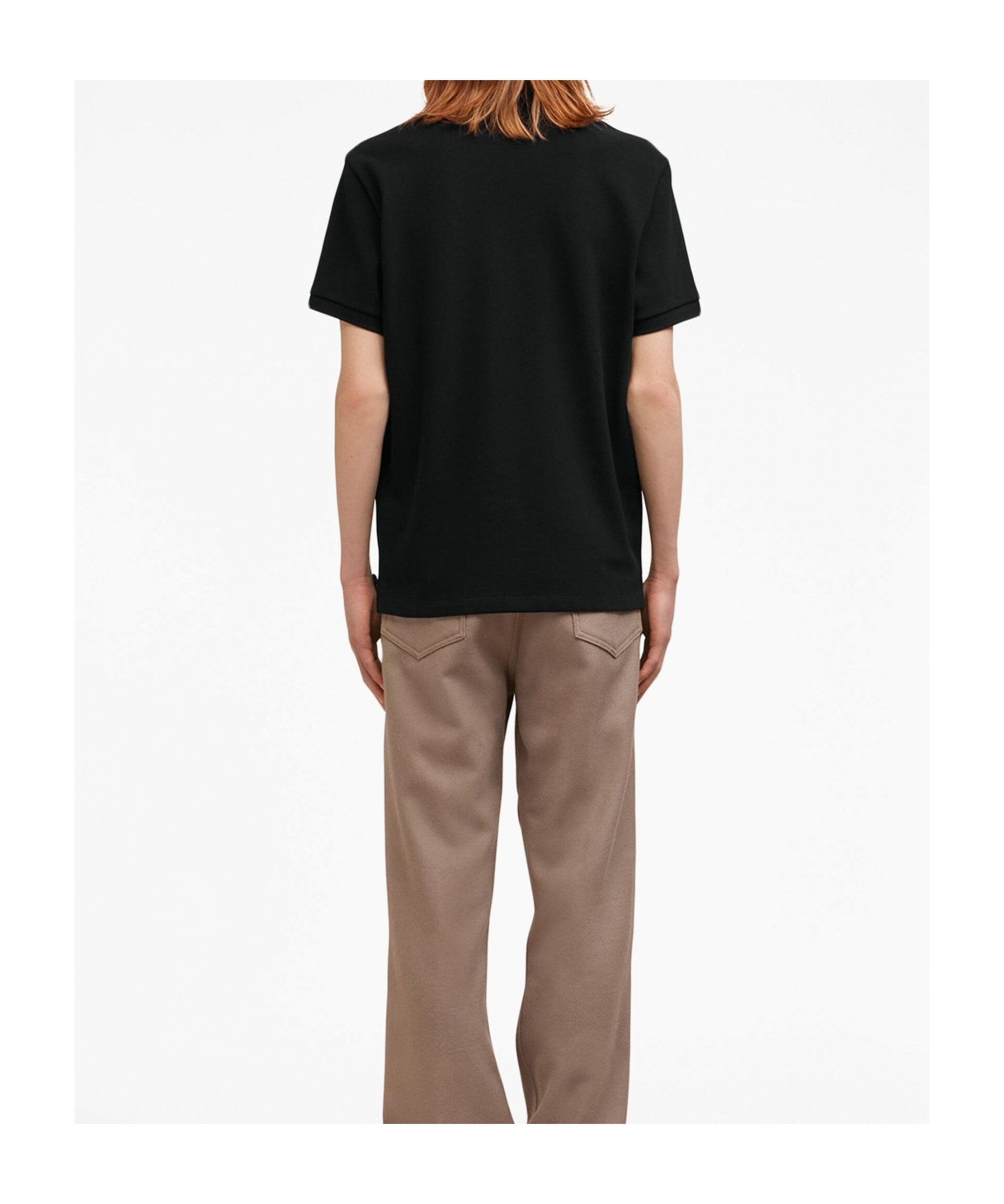 Ami Alexandre Mattiussi Ami Paris Men Black T-shirt With Ami De Coeur Embroidery On The Front In Cotton Man