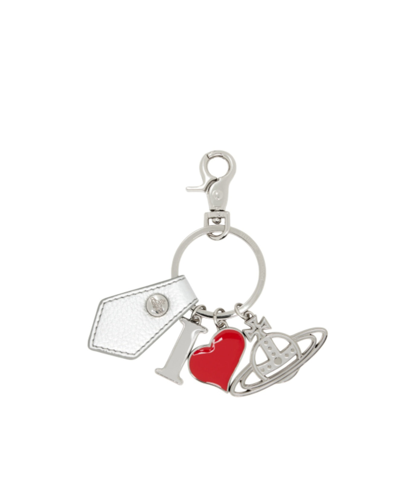 Vivienne Westwood I Love Orb Keychain In Multi
