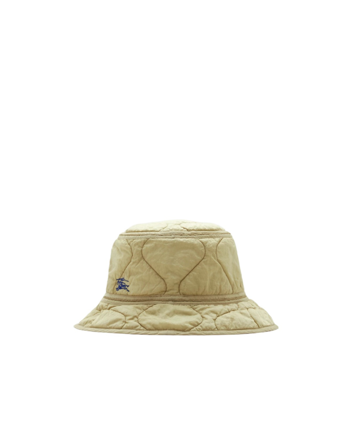 Burberry Crinkled Quilted Bucket Hat In Nude