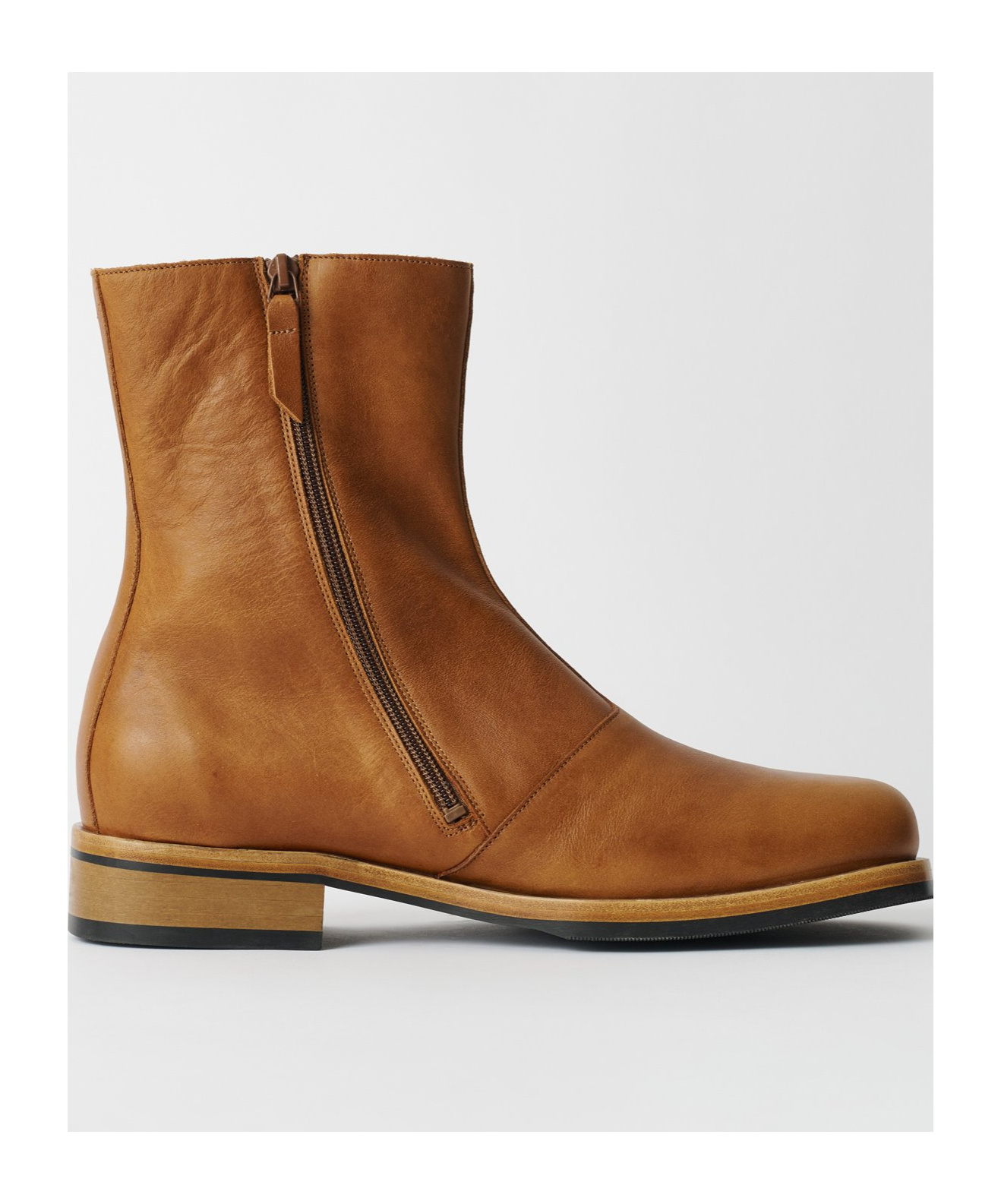 Our Legacy Round-head Short Boots In Brown