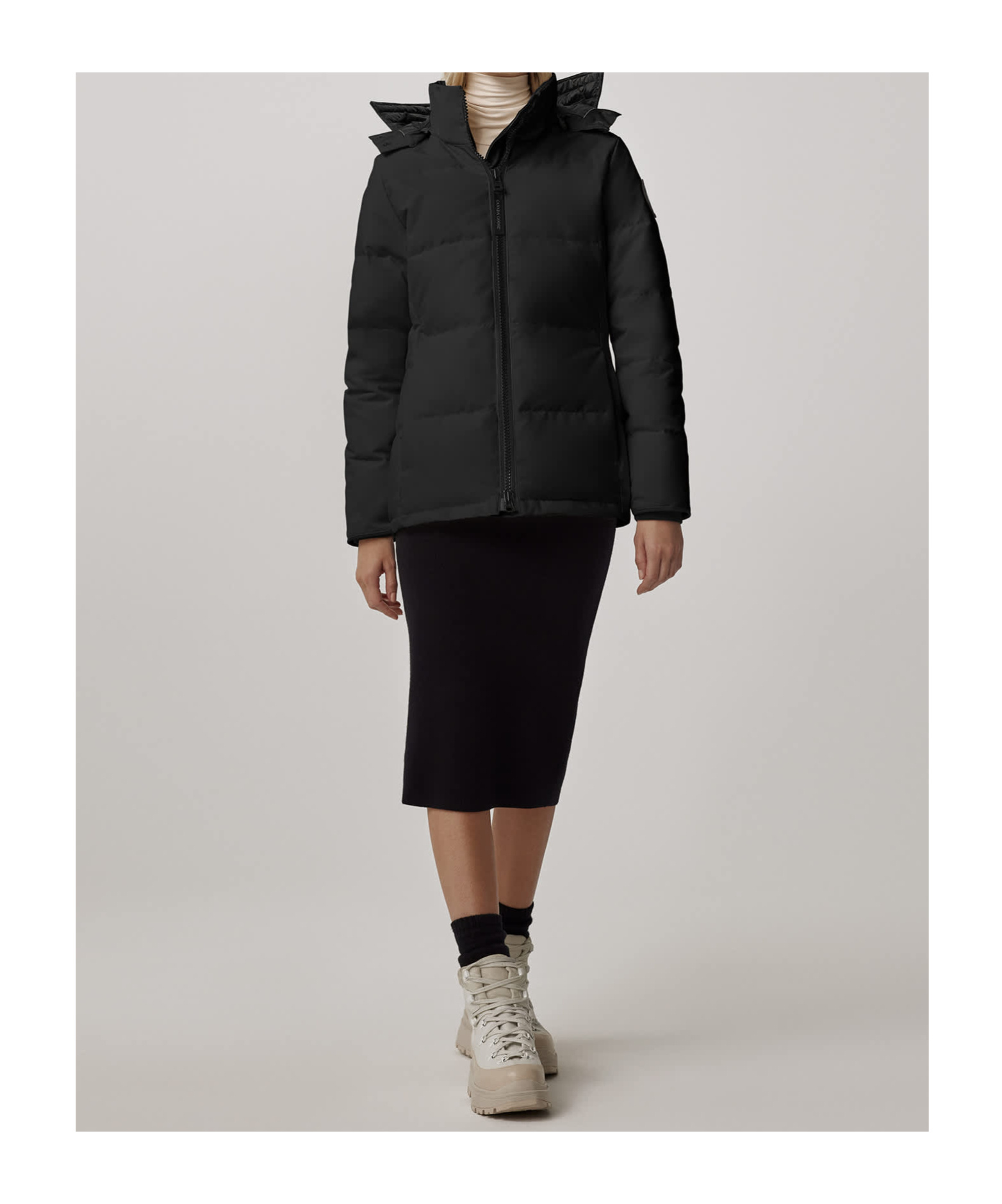 Canada Goose Chelsea Parka In Black