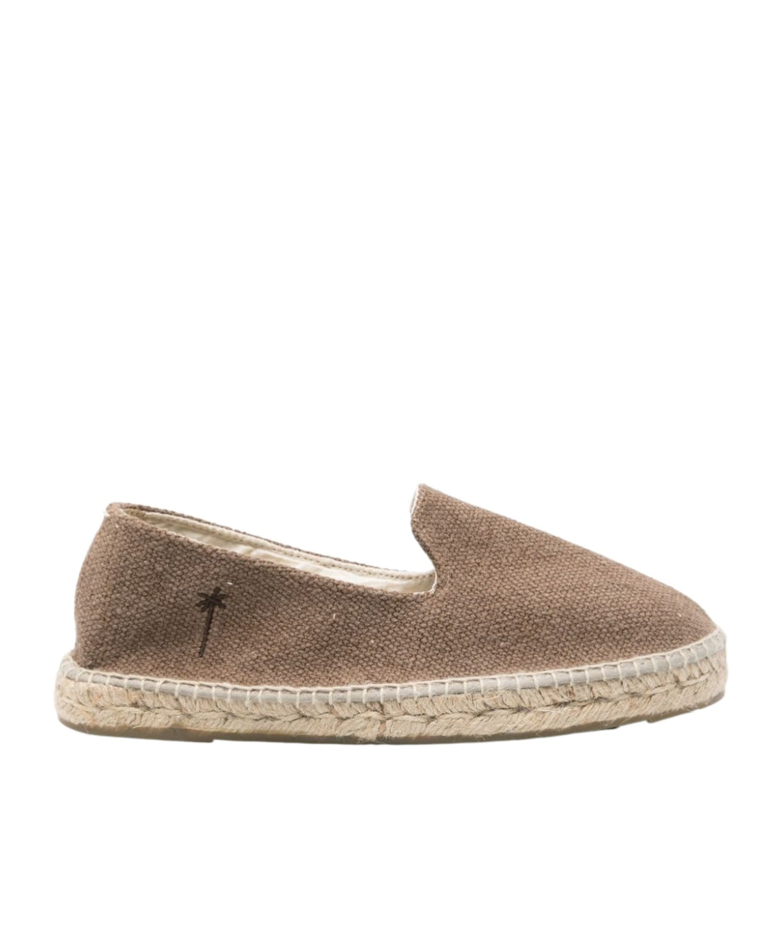 Manebi Logo-embroidered Canvas Espadrilles In Brown