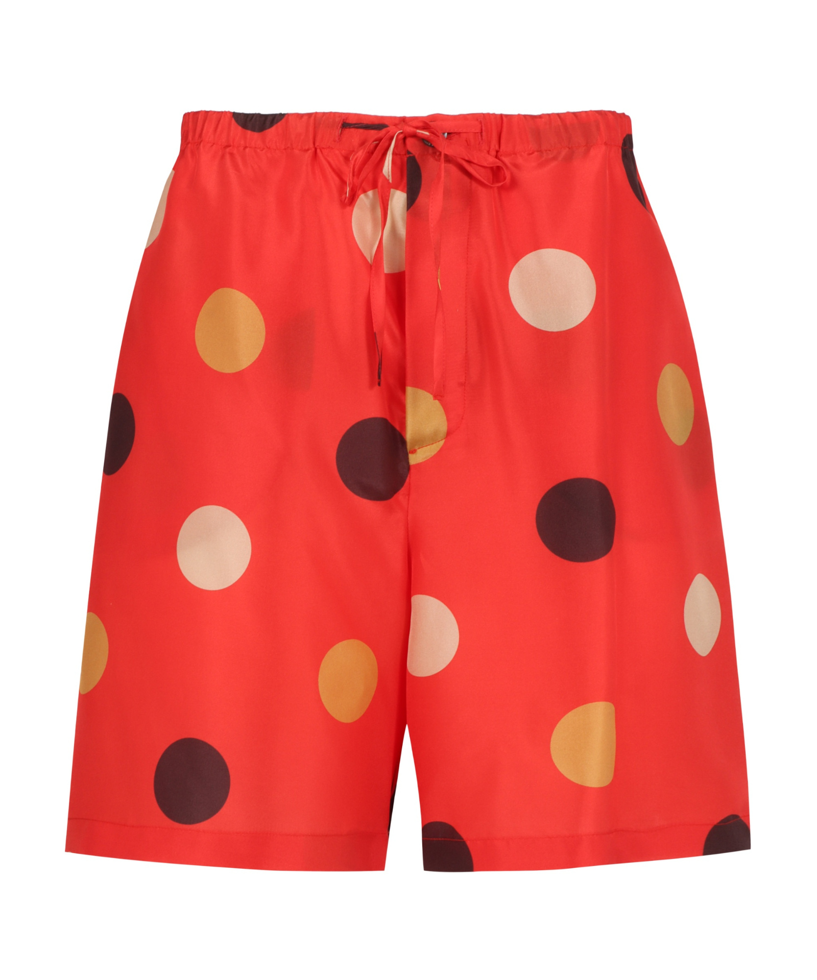 Aspesi Polka-dot Drawstring Shorts