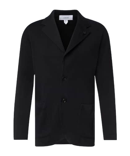 Lardini Cotton Blazer In Black