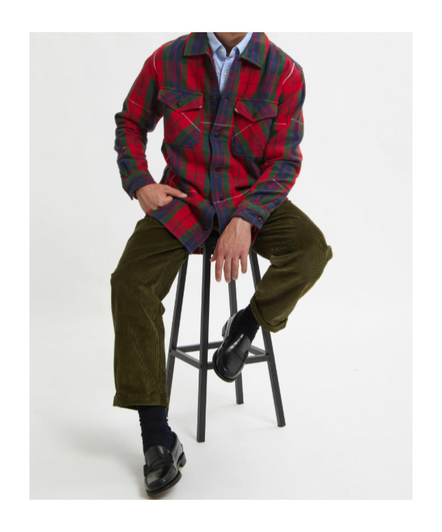 Baracuta Plaid Cotton Shirt In Multi