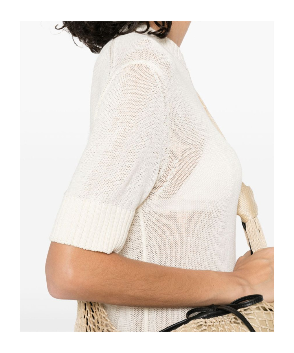 Jil Sander Cotton Dress In White