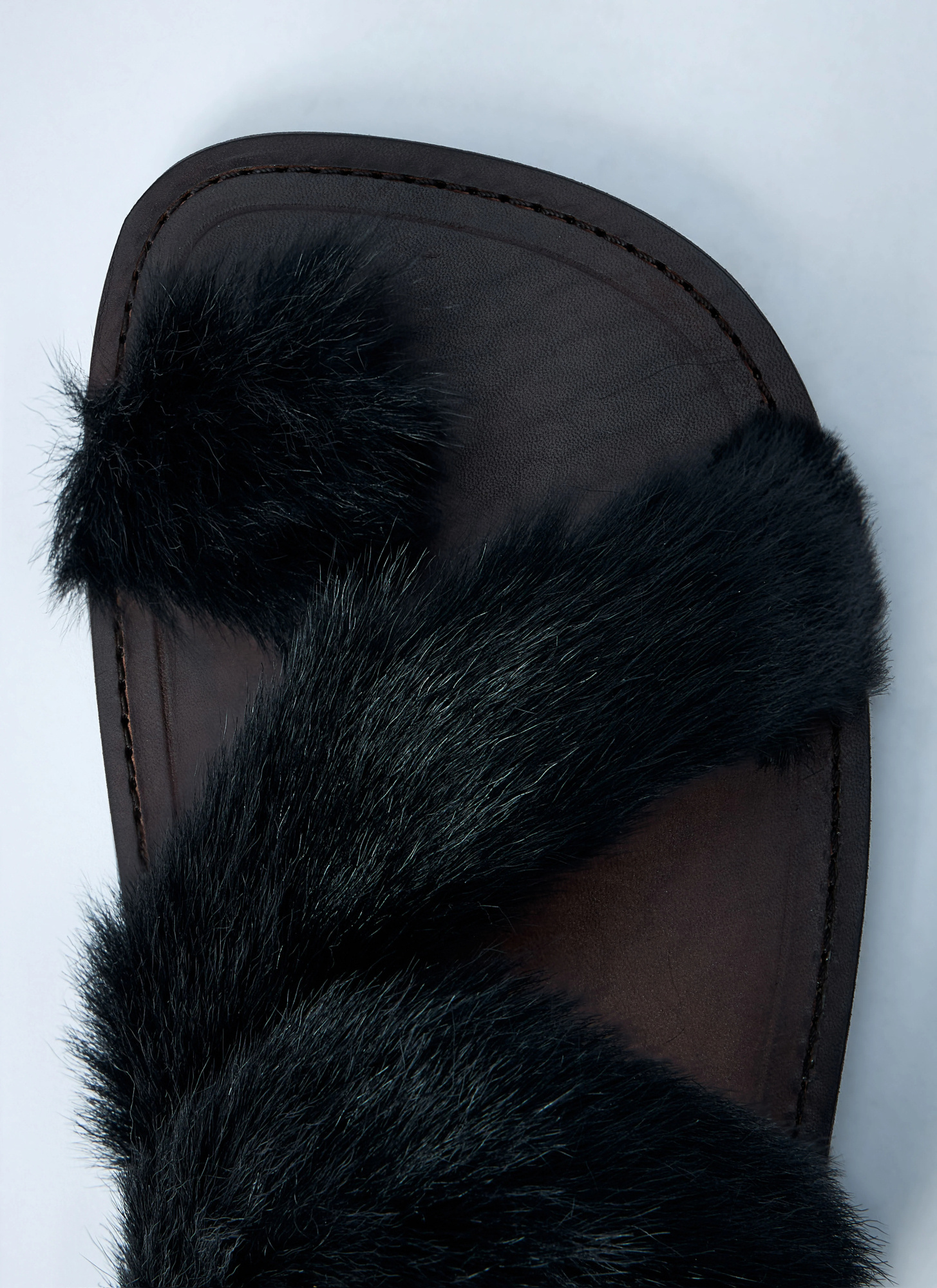 Dries Van Noten Black Open Toe Sandals