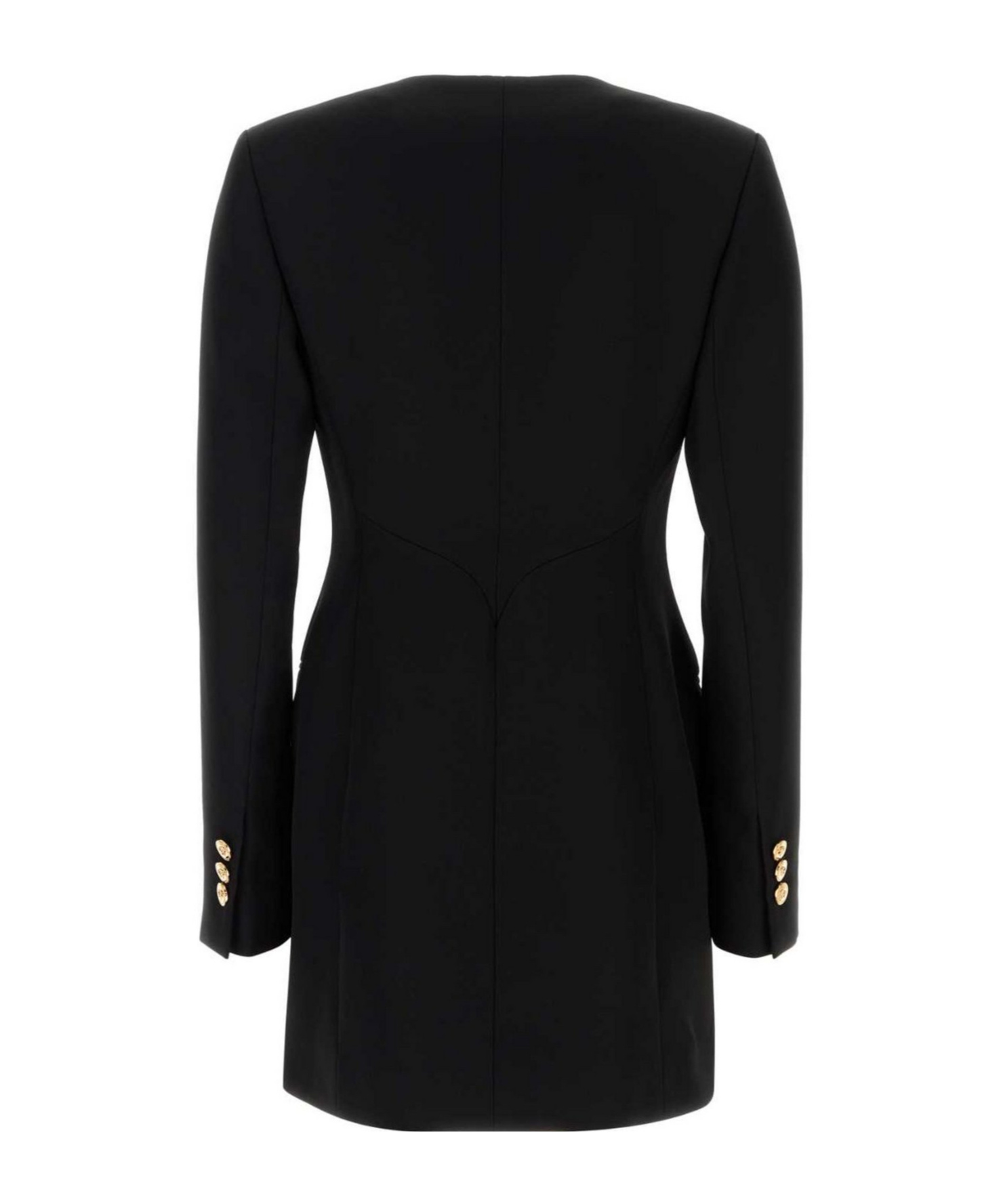 Versace Evening Jacket Responsible Wool Grain De Poudre Na 10208671a14592 1b000 In Black