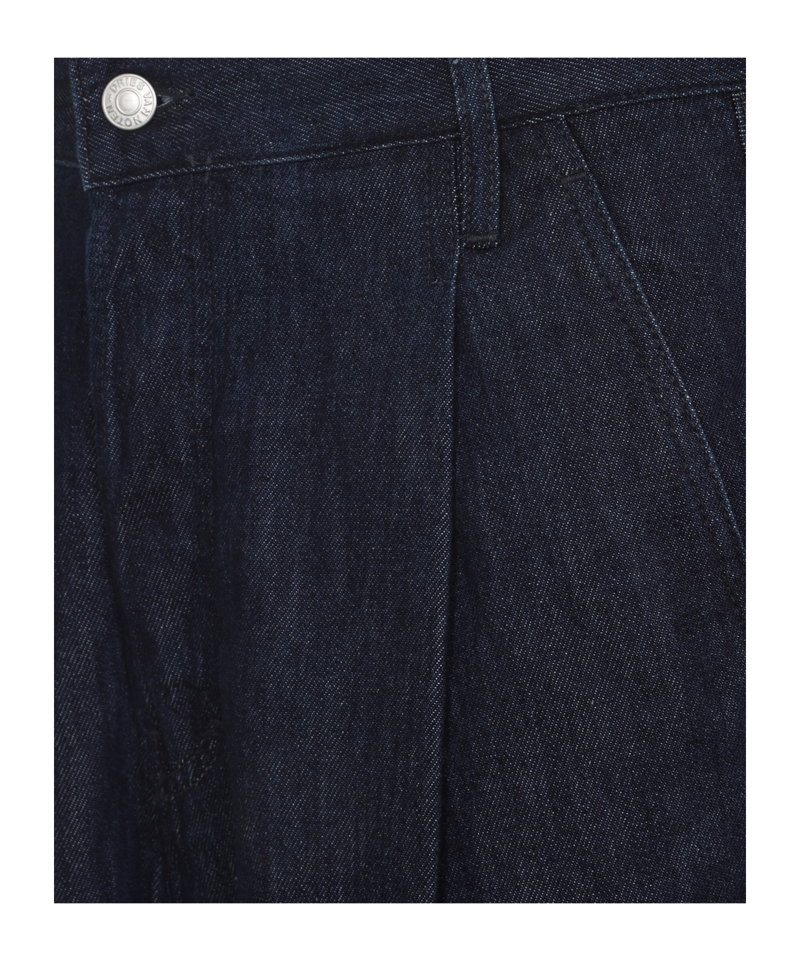 Dries Van Noten Penning High-rise Wide-leg Jeans In Blue