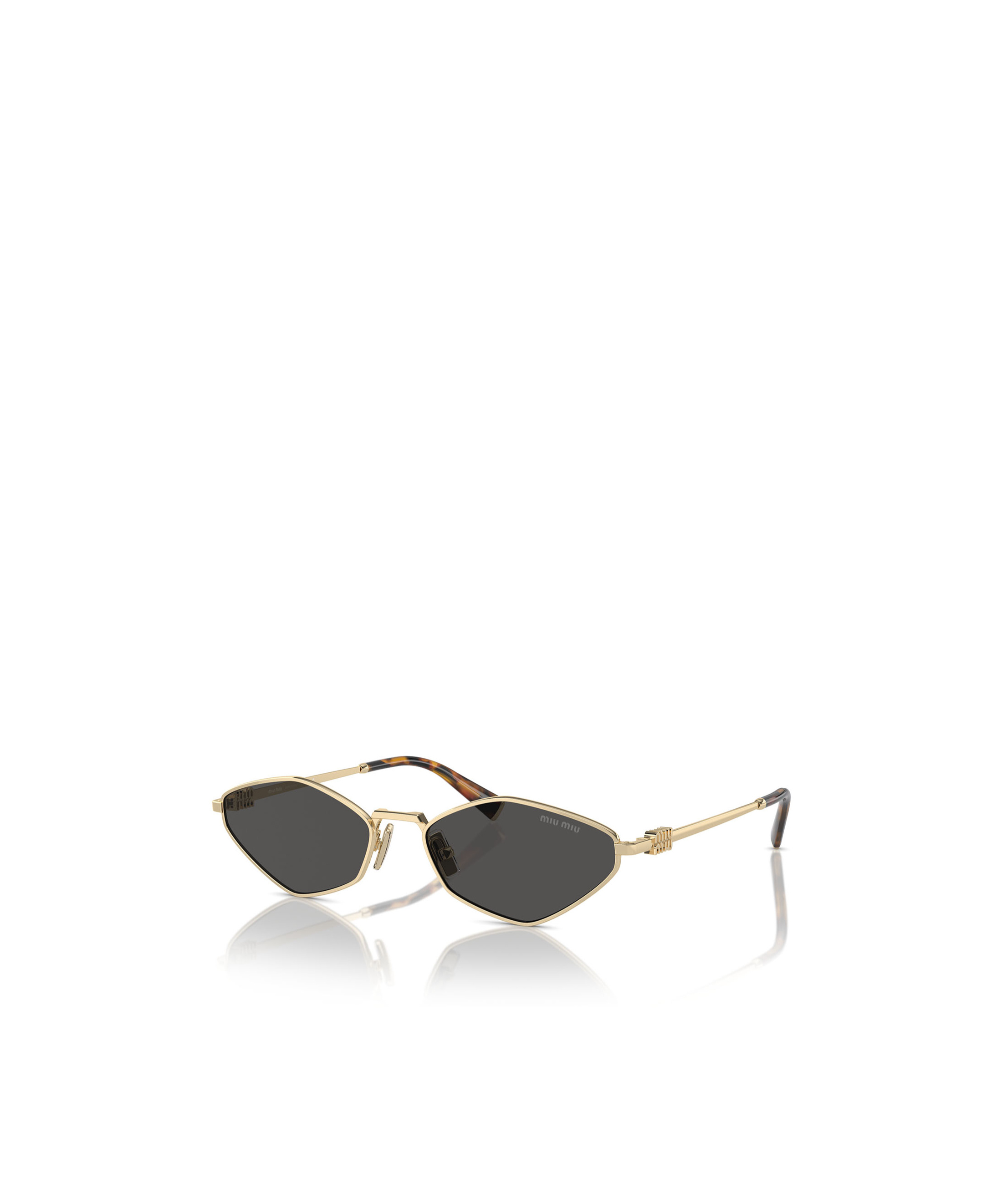 Shop Miu Miu Eyewear Cat-eye Sunglasses In Black
