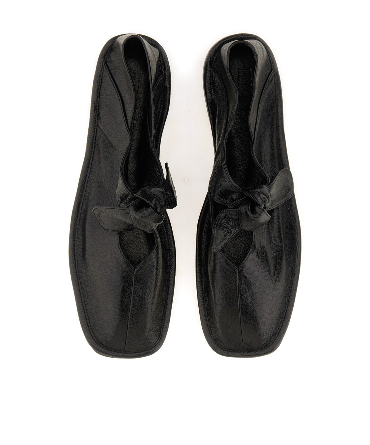 Hereu Women Shoe Llasada Crinkled In Black