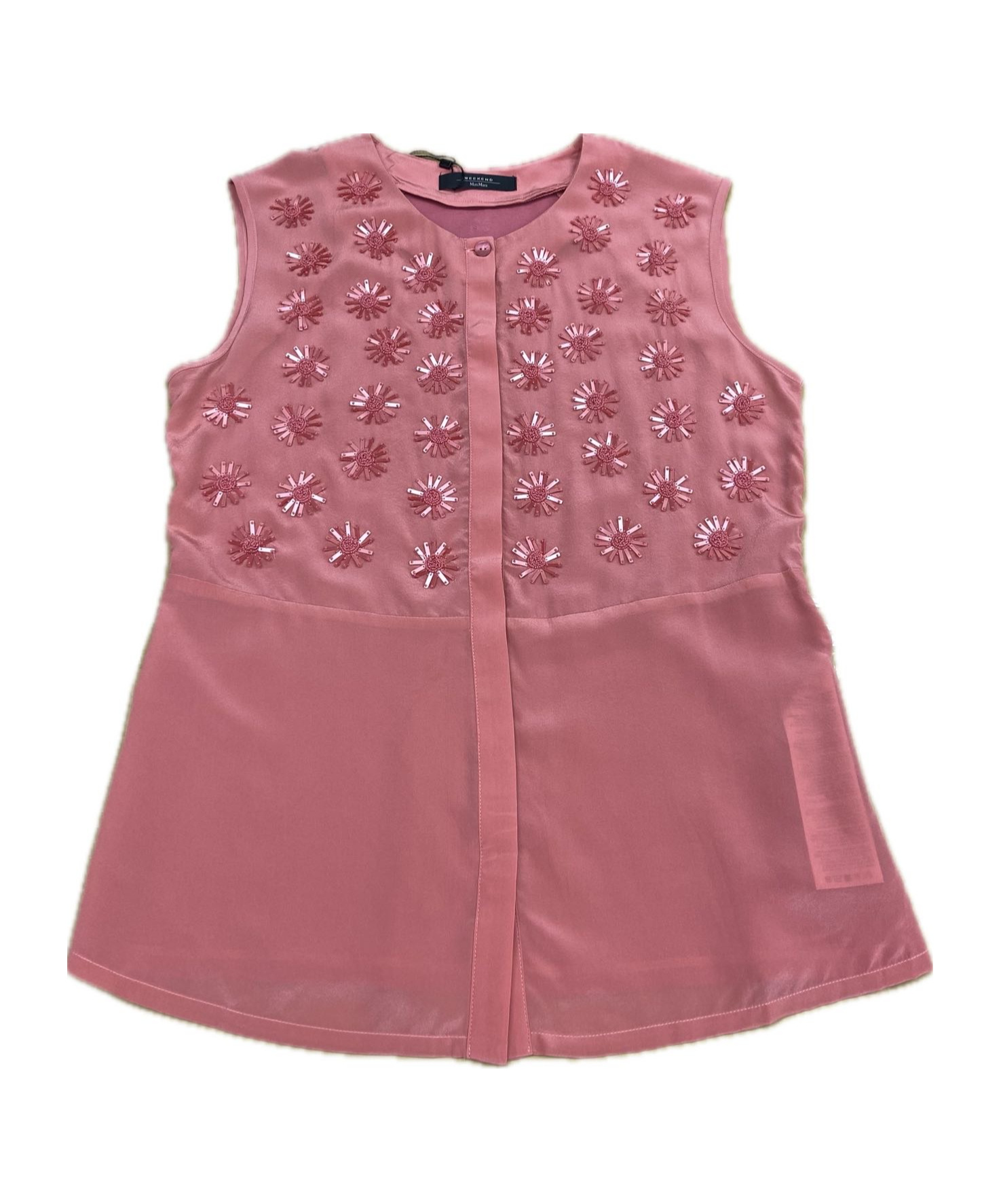 Max Mara Sleeveless Tops In Brown