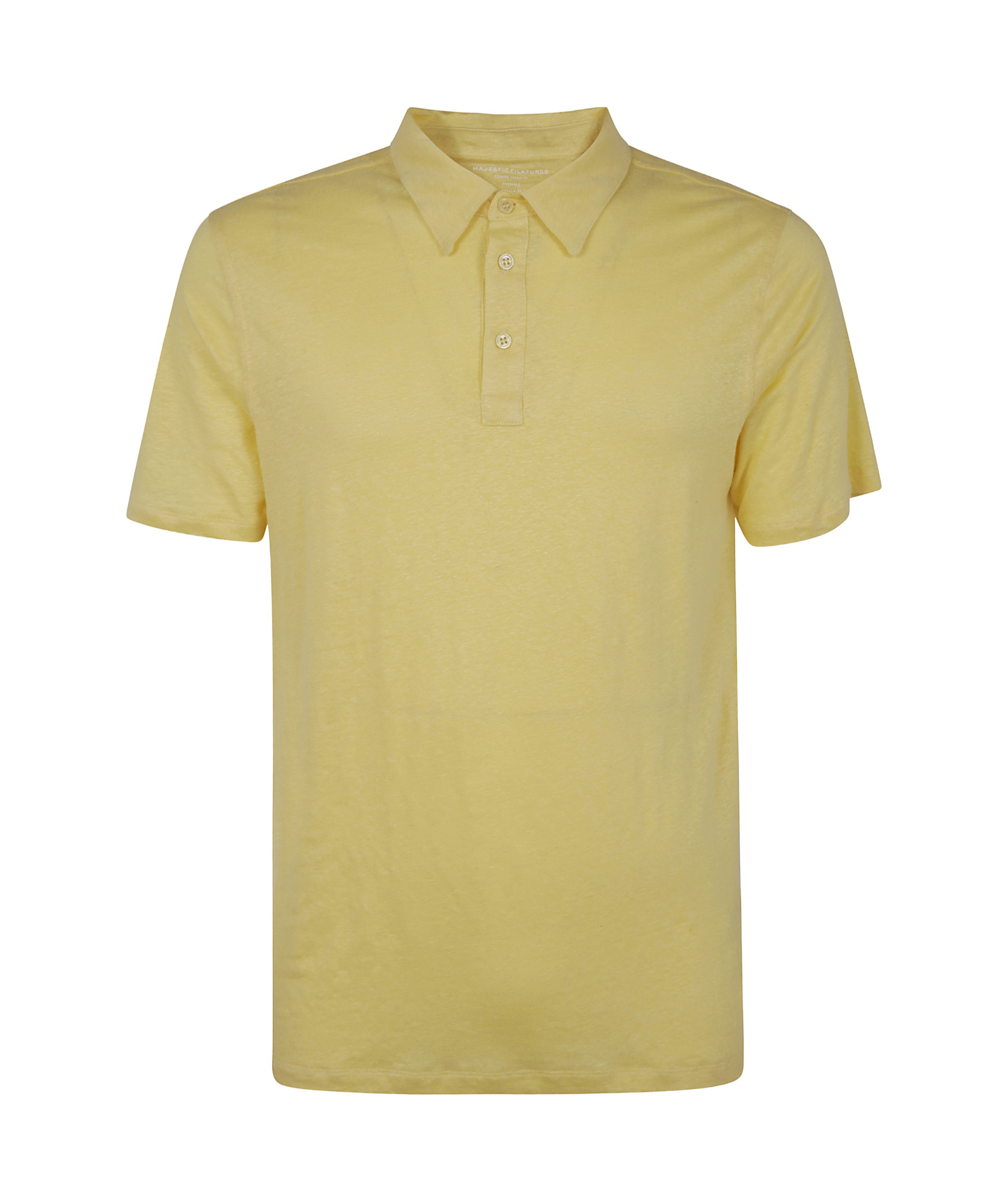 Majestic Short Sleeves Polo Shirt In Nude