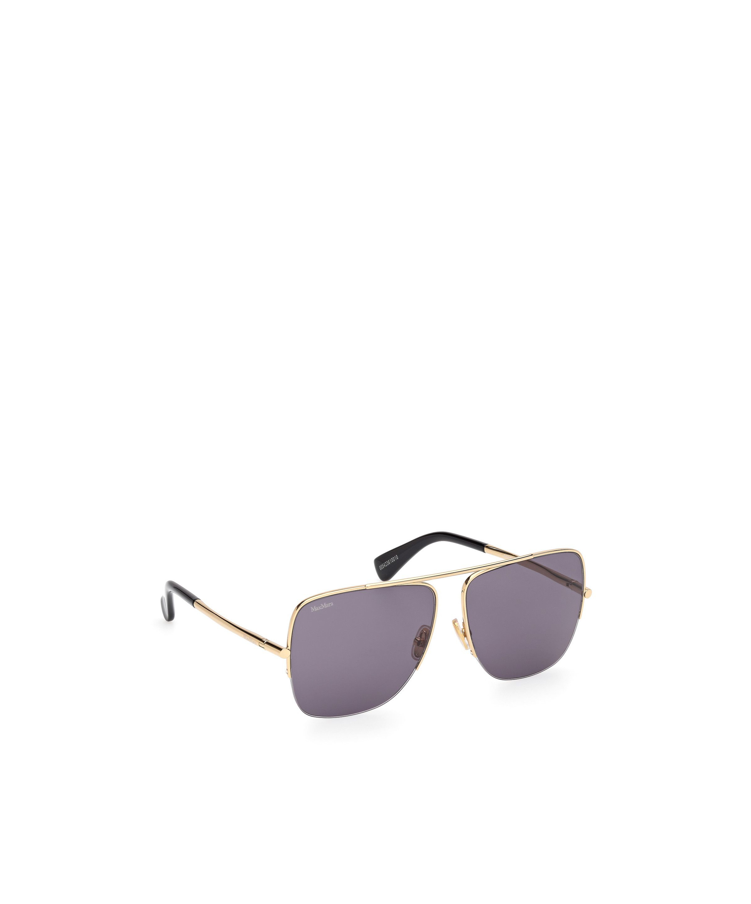 Max Mara Logo Sunglasses In Gray