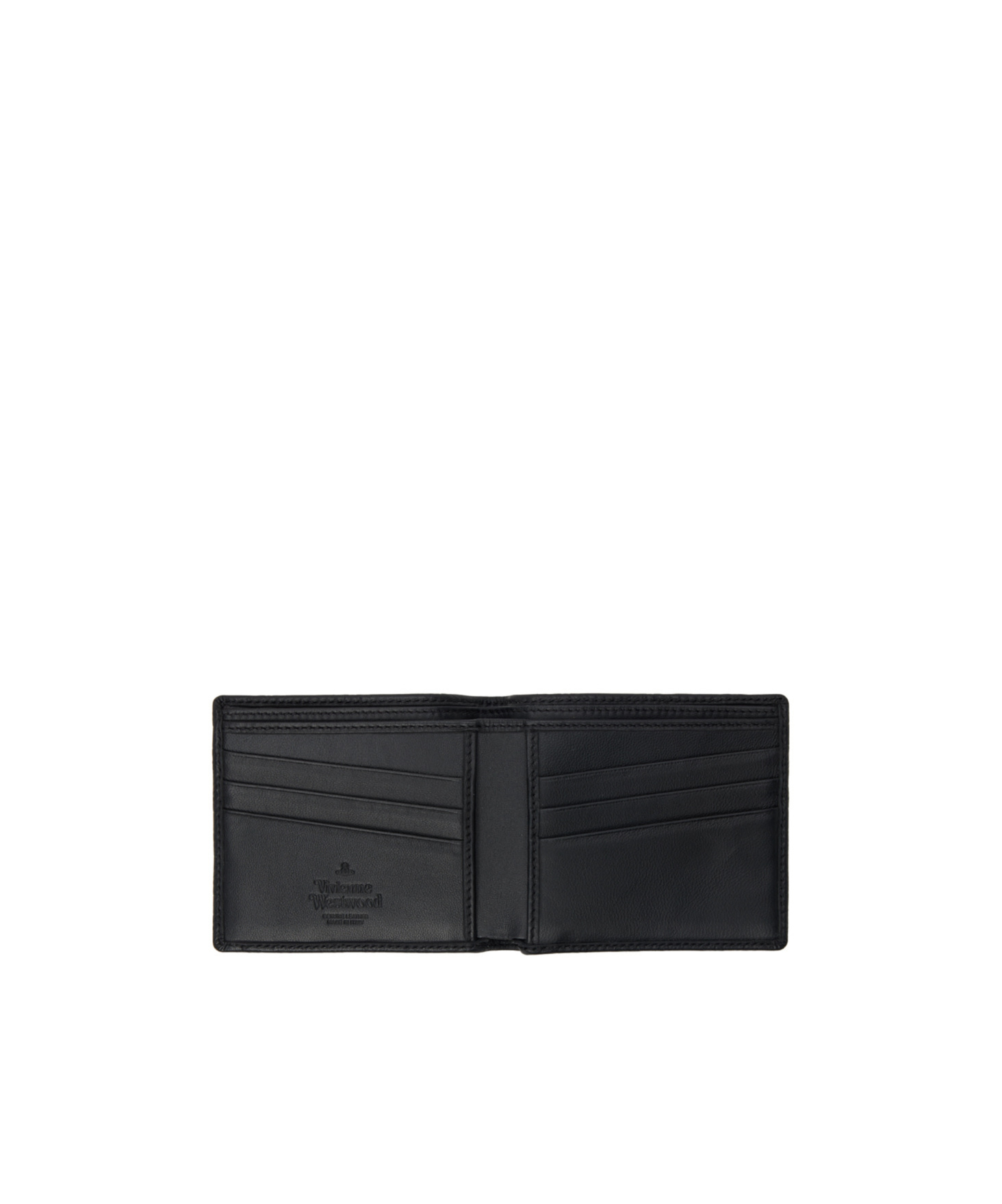 Vivienne Westwood Embossed Wallet In Black