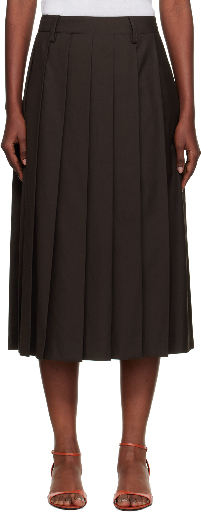 Dunst Twill Skirt In Black