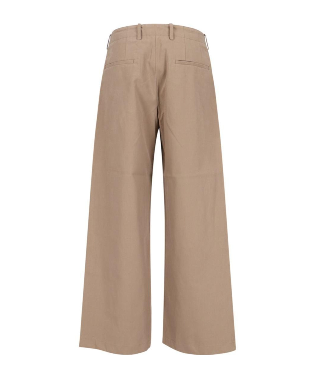 Our Legacy Bridge Chino Wide Leg Cotton Trousers In Brown
